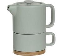 Secret de Gourmet - Théière avec Tasse "Nature" 40cl Menthe Vert G