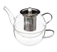 Secret de Gourmet - Théière Design en Verre "Solitaire" 19cm Transparent Transparent G