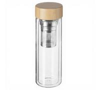 Secret de Gourmet Théière en bambou à double paroi 40 cl