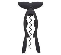 Secret de Gourmet - Tire Bouchon Design "Charles" 16cm Noir Noir G