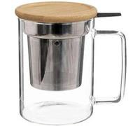 Secret de Gourmet - Tisanière en Verre "Mia" 45cl Transparent & Beige Transparent G