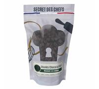 Secret des Chefs - Chunks Chocolat Noir 300g - Grosses Pépites de Qualité Professionnelle - Pour Cookies, Muffins, Brownies, Brioches, Glaces, Pâtisseries