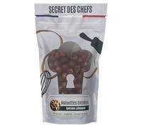 Secret des Chefs - Noisettes entières brutes 200g - Qualité Professionnelle - Pour Tartes, Brownies, Biscuits, Praliné, Entremets, Pâtisseries