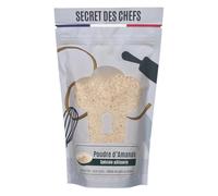 Secret des Chefs - Poudre d'amande 200g - Qualité Professionnelle - Pour Gâteaux, Frangipane, Pâtes, Macarons, Tartes, Cookies, Cakes, Muffins, Pâtisseries