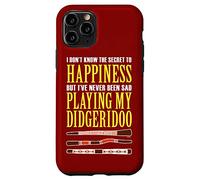 Secret du Bonheur Yidaki Didgeridoo Didge Joueur Didgeridoo Coque pour iPhone 11 Pro