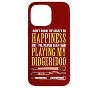 Secret du Bonheur Yidaki Didgeridoo Didge Joueur Didgeridoo Coque pour iPhone 14 Pro Max