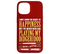 Secret du Bonheur Yidaki Didgeridoo Didge Joueur Didgeridoo Coque pour iPhone 15