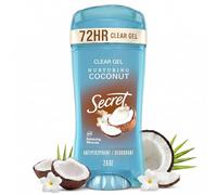 Secret Fresh Clear Gel anti-transpirant et déodorant pour femme, parfum noix de coco, 68 g