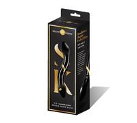 Secret Kisses 19 cm Handblown Double Ended Dildo Black