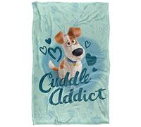 Secret Life of Pets Cuddle Addict Plaid Ultra Doux au Toucher Soyeux - 91 x 147 cm
