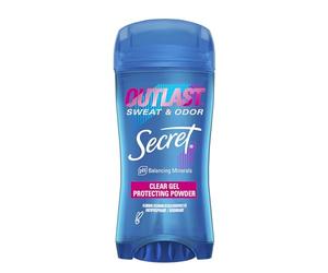 Secret Lot de 6 déodorants anti-transpirants pour femme, parfum poudre protectrice, gel transparent, Outlast Xtend, 75 ml (l'emballage peut varier)