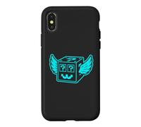 Secret Lucky Block - Mème d'argot de Jeu Italien Brainrot, Cyan Coque pour iPhone X/XS