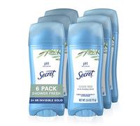 Secret Original Shower Fresh Scent Women's Invisible Solid Ph Balanced Antiperspirant & Deodorant 2.6 Oz (Pack of 6) by Secret