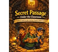 Secret passage under the classroom: Children's book for ages 8 and up | Puzzles, school & action