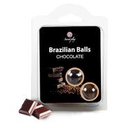 Secret Play - 2 Boules Lubrifiantes Gourmandes Chocolat Easy Love