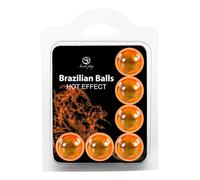 Secretplay Set Brazilian Balls Effet de chaleur 6 unités