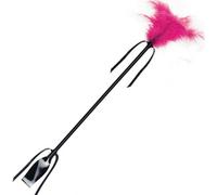 Secret Play Black & Fuchsia Whip & Feather 1 pièce