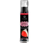 Secret Play Lubrifiant à effet thermique Fraises avec crème 50ml