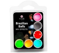 SECRET PLAY SET 6 BALLES BRÉSILIENNES EFFET MIX