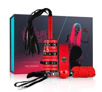 Secret Pleasure Chest - coffret BDSM avancé 10 pièces - rouge