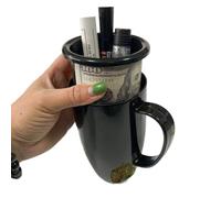 Secret Safe Cup Bouteille multifonction avec compartiment caché, boîte de rangement pour tasse à café pour un rangement discret, idéale pour un usage quotidien, le travail, les voyages, le camping, la