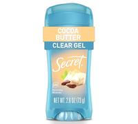 Secret Scent Expressions Gel anti-transpirant et déodorant transparent pour femme, baiser au beurre de cacao, 2,6 onces, l'emballage peut varier