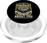 Secret Spy Private Eye Crimescene Investigator Private Eye PopSockets PopGrip pour MagSafe