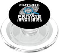 Secret Spy Private Eye Investigator Future PopSockets PopGrip pour MagSafe