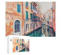 Secret Venice - Puzzle-Image en Bois, 300 PCS, Cadeau De Saison, avec Une Image Décorative Une Fois Terminé