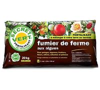 Terreau de fumier fermier avec algues fertilisant 20 kg