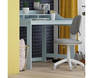Secrétaire 110x68,4x90,6 cm en pin massif vert d'eau - GREEDY