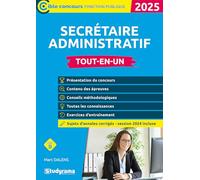 Secrétaire administratif: Catégorie B - Concours 2025