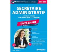 Secrétaire administratif (Catégorie B - Concours 2026-2027): Concours externe - Concours interne - 3e concours
