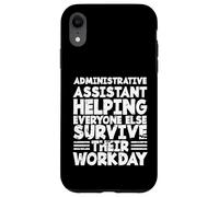 Secrétaire administratif de Bureau Assistant administratif du Personnel de Bureau Coque pour iPhone XR