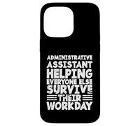Secrétaire administratif de Bureau Assistant administratif du Personnel de Bureau Coque pour iPhone 14 Pro Max