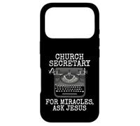 Secrétaire de l'Église, pour Les Miracles, Demandez à Jésus Coque pour iPhone 17 Pro