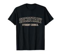 Secrétaire du Conseil étudiant Journée des élections Scolaires Style athlétique T-Shirt