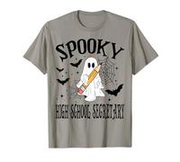 Secrétaire du lycée Effrayant Halloween School T-Shirt