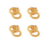 Sécrétez Les Dossiers De Clip d'oreille À 8 De Forme pour Cerceaux Lourds Et Bijoux Confort Fit Generic Generic Design (Gold/Silver) Gold/Silver Earge Brings