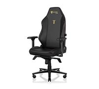 Secretlab Chaise Gaming Titan Evo Stealth - Ergonomique, Inclinable et Robuste avec Accoudoirs 4D, Appui-Tête Magnétique et Support Lombaire Intégré - Grande Taille, jusqu'à 180kg - Noir - Similicuir