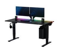 Secretlab Magnus Pro XL Tapis de Bureau MAGPAD Black | Bureau Assis-Debout Ergonomique avec Gestion magnétique des câbles | Colonne d’Alimentation intégrée | Plateau de Gestion des câbles intégré