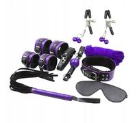 Secretplay - bdsm set 8pcs purble / noir.