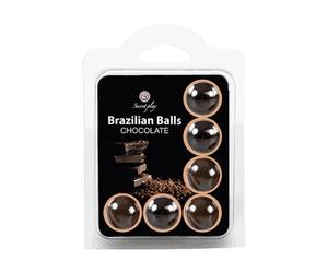 Secretplay Set boules brésiliennes Chocolat 6 pièces