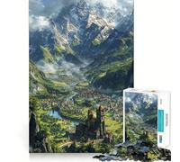 Secrets de la Cathédrale Puzzle 1000 Pièces pour Adultes Jeu Cognitif et Amusant à Assembler Collection d'Images (38x26cm)