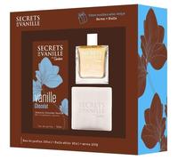 SECRETS DE VANILLE Coffret Vanille Chocolat 100 ml + Huile sèche 50 ml + Savon 100 g