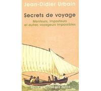 Secrets de voyage Jean-Didier Urbain (Auteur)