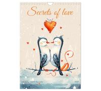 Secrets of love - mit Liebe durch das Jahr (Wandkalender 2026 DIN A4 hoch), CALVENDO Monatskalender