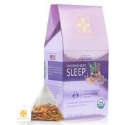 Secrets of Tea, Thé Organique Sommeil Profond à la Valériane, Sans Caféine, 20 Sachets de Thé, 1,41 oz (40 g)