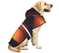 Secrets Of The Grid Manteau de pluie imperméable pour chien avec capuche, bandes réfléchissantes et sangle ventrale réglable, convient aux chiens de petite et grande taille
