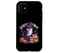 Secrets of The Night Sorcière Chouette Citrouille Halloween Gothique Coque pour iPhone 11